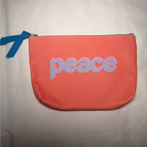 Handbags - Coral Peace Pouch